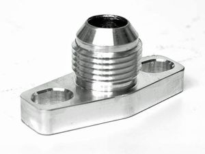 Garrett GT-GTX Oil Drain Flange - -10an Threaded