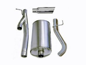 Corsa Perfromance Single Side Exit Catback with 4.0 Inch Tip - Sport Sound Level