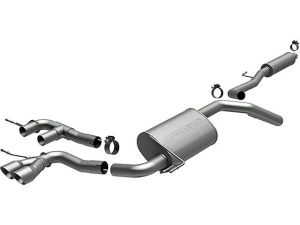 MagnaFlow Dual Center Rear Exit Stainless Cat Back Performance Exhaust