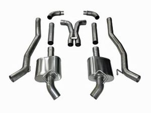 Corsa Performance Dual Rear Exit Catback plus X-Pipe - Xtreme Sound Level - Factory GFX ONLY