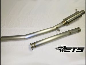 ETS EVO 8-9 Titanium CAT Back Exhaust System for 2003-2006 Mitsubishi EVO VIII, IX