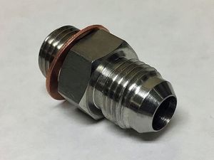 Fitting Metric 14mm to 6AN - Male to Male - For coolant or oil - GT or GTX 28 30 35