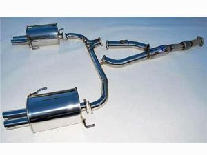 Invidia Q300 Stainless Steel Quad Tip Cat Back Exhaust - 76mm