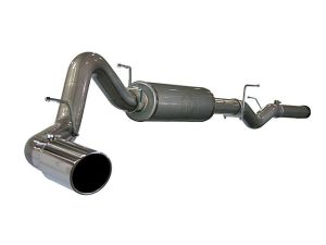 aFe Power Large Bore-HD 4 Inch 409 Stainless Steel Cat-Back Exhaust System