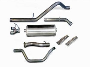 Corsa Performance Single Side Exit Catback with 4.0 Inch Tip - Sport Sound Level