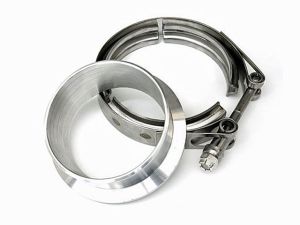 3.5 Inch V-Band Flange and Clamp Set - Comp Outlet