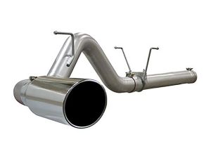 aFe Power Large Bore-HD 4 Inch 409 Stainless Steel DPF-Back Exhaust System