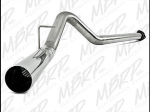 MBRP 4" Filter Back Single No Muffler - T409 for 2011-2014 Ford Powerstroke 6.7L - S6287SLM