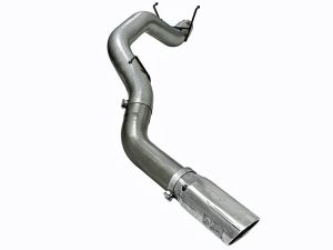 aFe Power Large Bore-HD 5 Inch 409 Stainless Steel DPF-Back Exhaust System