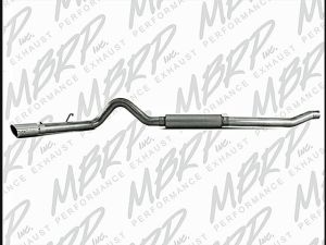 MBRP 4" CAT Back Single Side (Stock Cat) Exit - AL for 2003-2007 Ford Powerstroke 6.0L - S6208AL