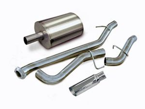 Corsa Performance Single Side Exit CatBack with 4.0 Inch Tip - Sport Sound Level