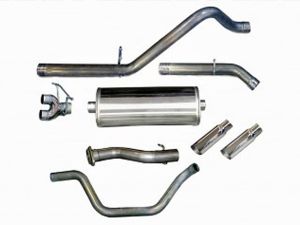 Corsa Performance Dual Rear Exit Catback with 4.0 Inch Tips - Sport Sound Level