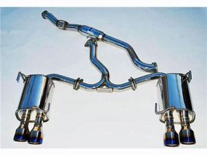 Invidia Q300 Titanium Tip Cat Back Exhaust - 76mm