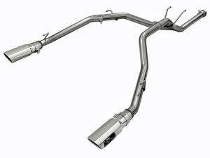 aFe Power Large Bore-HD 2.5 Inch 409 Stainless Steel DPF-Back Exhaust System