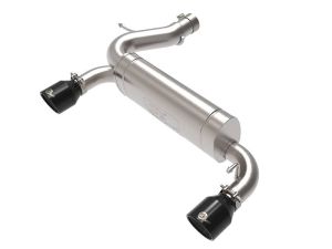 2021+ Bronco aFe Vulcan SS Axle Back Exhaust - Black Tips