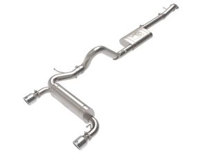 2021+ Bronco aFe Vulcan SS CAT Back Exhaust - Polished Tips