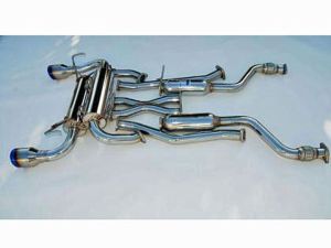 Invidia Gemini Rolled Titanium Tip Cat Back Exhaust - 2 Dr - 60mm