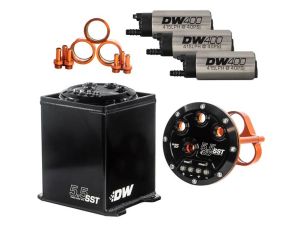 5.5L Surge Tank w- Triple DW400 Fuel Pumps - 6-401-55ST
