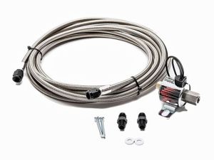 Snow Performance Braided SS Line Trunk Mount Upgrade - 4AN SS Braided Line Systems