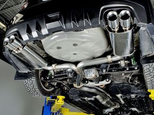 GrimmSpeed CAT Back Exhaust System - NonResonated for 2011-2021 Subaru STi & WRX Sedan - 070034