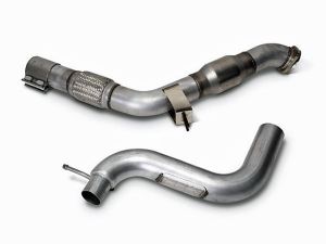 BBK Performance Downpipe with Cats, 2015-2023 Ford Mustang Ecoboost, BBK Performance, 1809