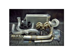 GoAUTO P-X650 Ball Bearing Turbo Kit for 1992-2000 Honda Civic, Del Sol, 1994-2001 Acura Integra B Series & D Series