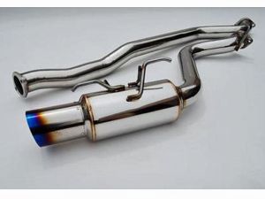Invidia N1 Titanium Tip Cat Back Exhaust - 76mm - RACING - 5 Dr
