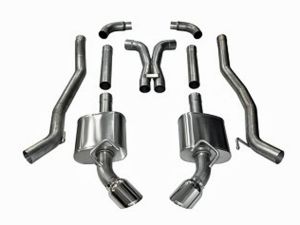 Corsa Performance Dual Rear Exit Catback with 4.5 Inch Tips - Xtreme Sound Level - Manual Transmission