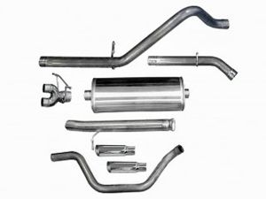 Corsa Performance Dual Rear Exit Cat-Bac with 4.0 Inch Tips - Sport Sound Level