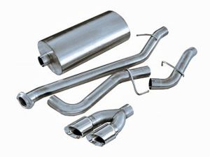 Corsa Performance Single Side Exit Catback with Twin 4.0" Tip - Sport Sound Level