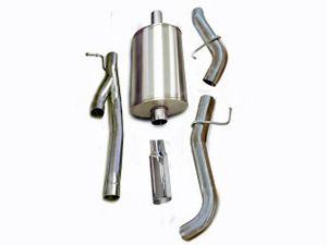 Corsa Perfromance Single Side Exit Catback with 4.0 Inch Tip - Sport Sound Level