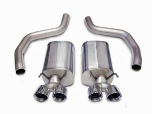 Corsa Performance Dual Rear Exit Axle-Back with Twin 4.0 Inch Tips - Sport Sound Level