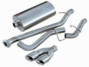 Corsa Performance Single Side Exit Cat-Back with Twin 4.0 Inch Tip - Sport Sound Level