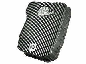 aFe Power Transmission Pan with Machined Fins