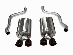 Corsa Performance Axle-Back Exhaust System with Twin 4.5 Inch Tips - Sport Sound Level