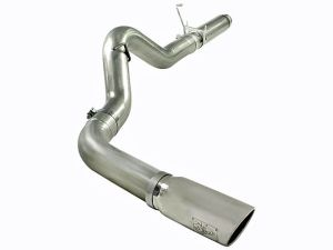 aFe Power Large Bore-HD 5 Inch 409 Stainless Steel DPF-Back Exhaust System