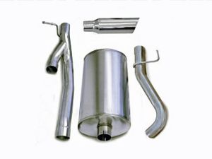 Corsa Performance Single Side Exit Cat-Back with 4.0 Inch Tip - Sport Sound Level