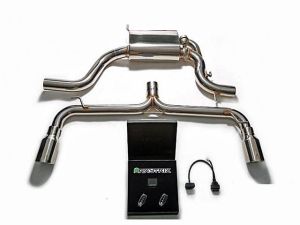 Armytrix Valvetronic Catback Exhaust System for 2008-2013 Volkswagen Golf & GTI - VWG6T-DS21