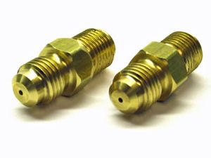 Oil Feed Fitting - -4an with Built in Restrictor