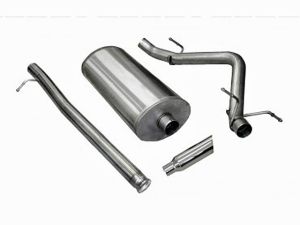 Corsa Performance Single Side Exit Cat-Back with 4.0 Inch Tip - Sport Sound Level