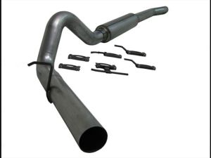 MBRP 4" CAT Back Single Side (Stock Cat) - P Series for 2003-2007 Ford Powerstroke 6.0L - S6208P