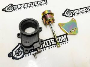 Internal Wastegate Swingvalve for T3, 5 Bolt to V-Band Outlet w- Actuator