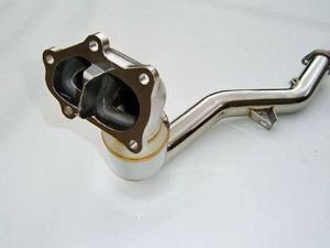 Invidia Divided Downpipe with High Flow Cat