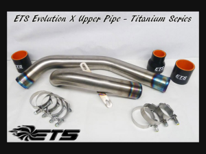 ETS Titanium Upper Intercooler Pipe Kit for 2008-2016 Mitsubishi EVO X