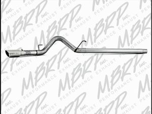 MBRP 4" Filter Back Single Side Exit - AL for 2008-2010 Ford Powerstroke 6.4L - S6242AL
