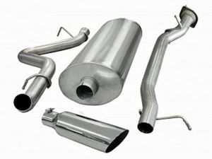 Corsa Performance Single Side Exit Cat-Back with 4.0 Inch Tip - Sport Sound Level