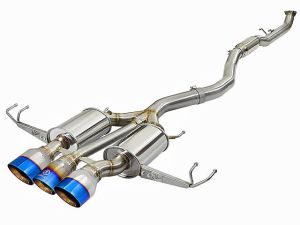 aFe Power Takeda 3 inch Cat-Back Exhaust with Blue Flame Tips 