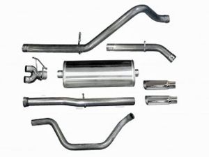 Corsa Performance Dual Rear Exit Catback with 4.0 Inch Tips - Sport Sound Level