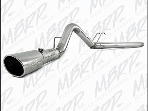 MBRP 4" Filter Back Single Side Exit - T409 for 2008-2010 Ford Powerstroke 6.4L - S6242409