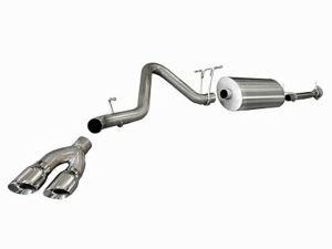 Corsa Performance Single Side Exit Cat-Back with Twin 4.0 Inch Tip - Sport Sound Level